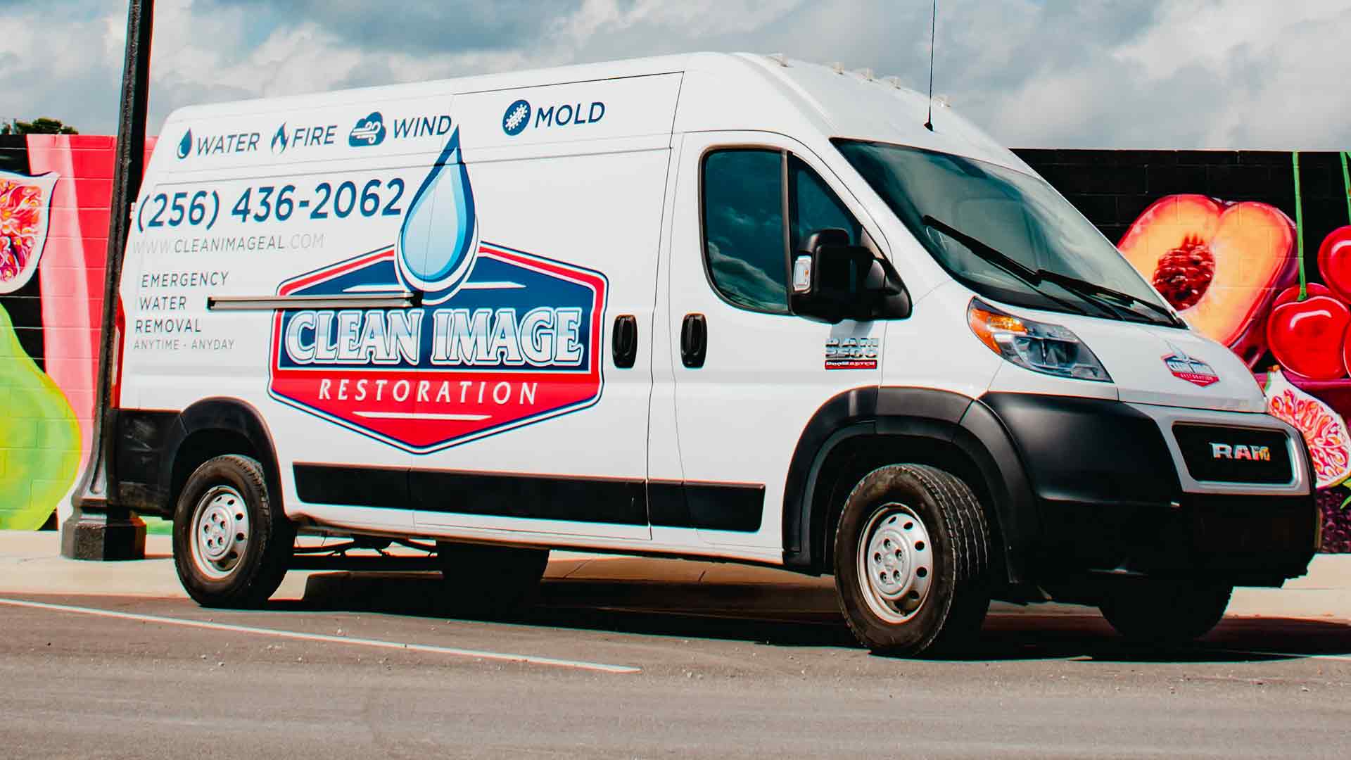 Clean Image Restoration Service Van